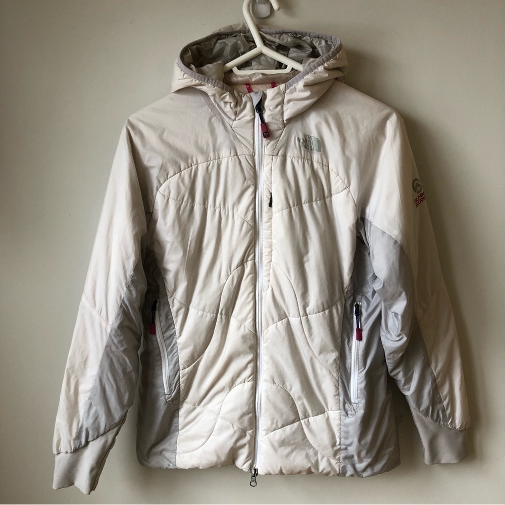 The North Face Women's White and Gray Jacket